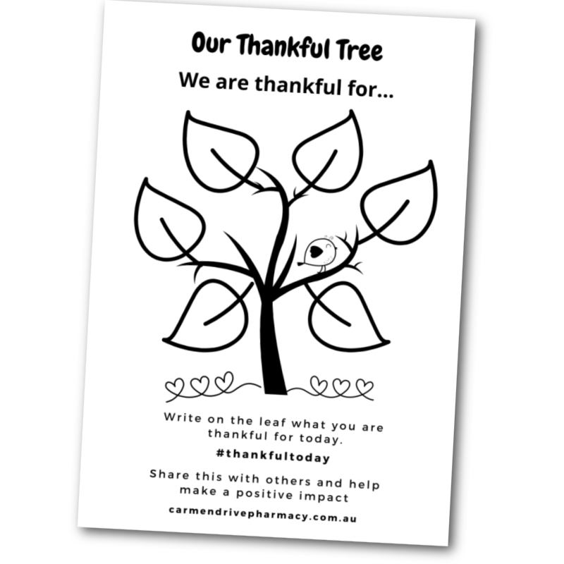 our thankful tree
